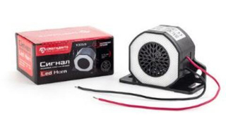 Сигнал заднего хода звуковой, электрический 12-24V Led Horn CRISTYLEAVTO 10059