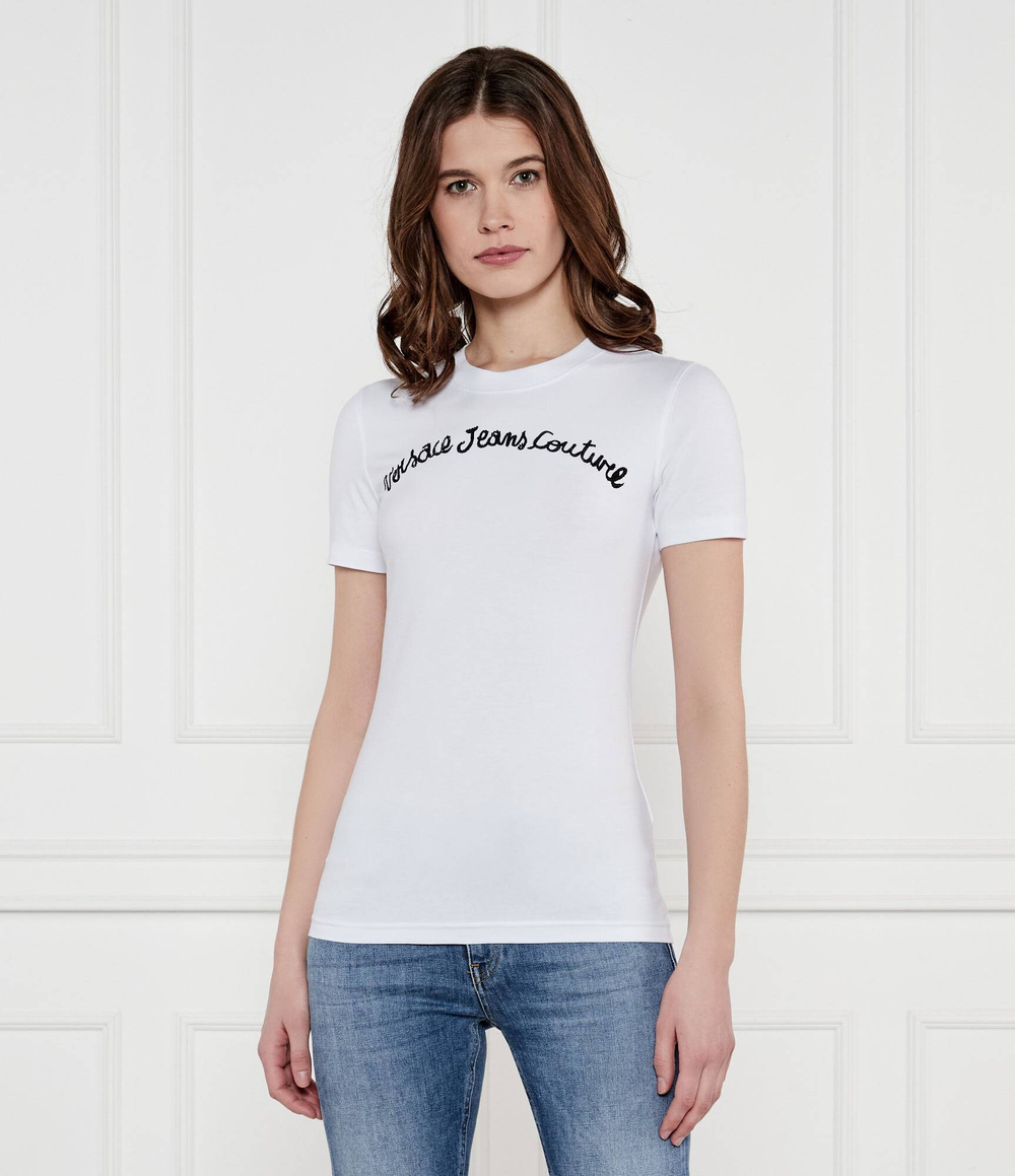 Футболка Versace Jeans Couture - белый(78HAHC08CJ02C)