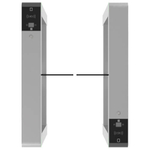 ZKTeco Mars-B1011 распашной турникет скоростной проход с контроллером и RFID считывателями