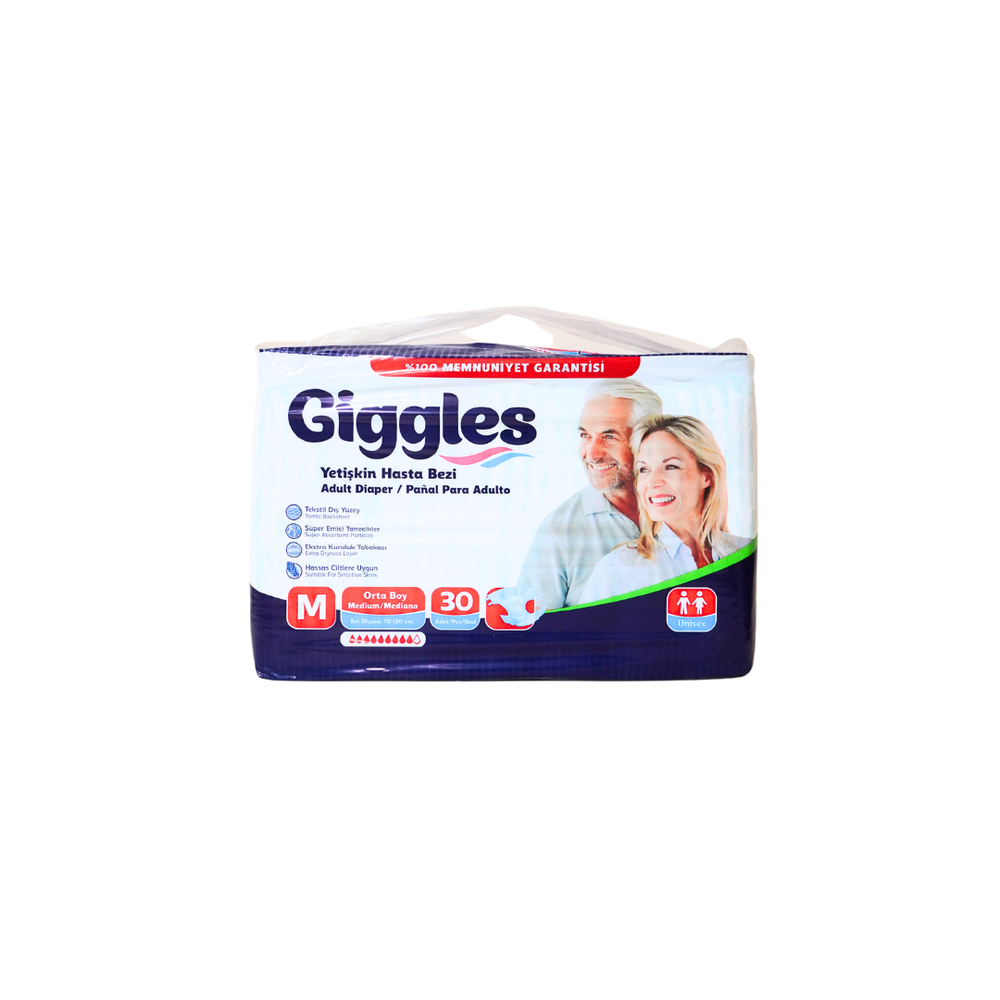 Giggles Medium подгузники для взрослых 70кг 85-125см