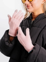 Перчатки теплые вязаные