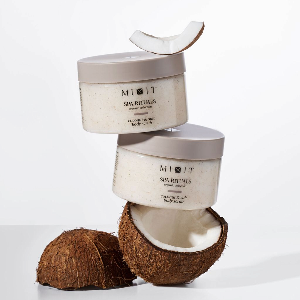 Скраб для тела соляной Mixit Spa Rituals Coconut&Salt Body Scrub 300 мл