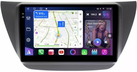 Магнитола для Mitsubishi Lancer 9 (CS), Cedia, Evolution 7-9 (CT) - FarCar 3060M монитор 9.5" QLED на Android 14, TS18, CarPlay, 4G SIM-слот