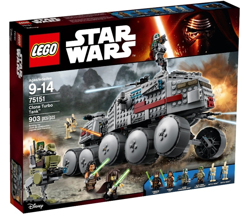 LEGO Star Wars: Турботанк Клонов 75151 — Clone Turbo Tank — Лего Стар ворз Звёздные войны