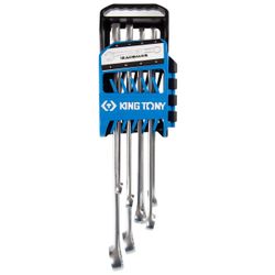 KING TONY (12A08MRS) Набор комбинированных ключей, 8-19 мм, 8 предметов