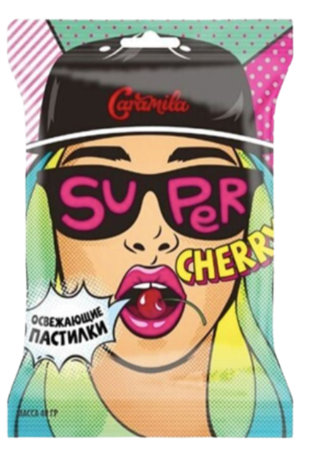 Пастилки освежающие Super cherry