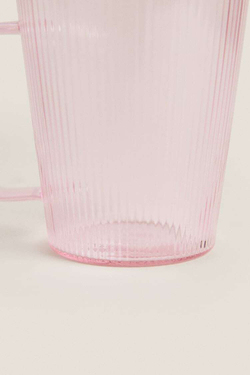 ZARA HOME КРУЖКА ИЗ БОРОСИЛИКАТНОГО СТЕКЛА, РОЗОВЫЙ