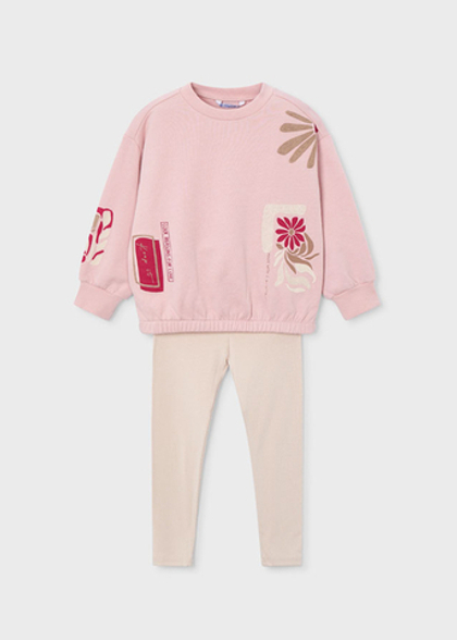 толстовка с леггинсами