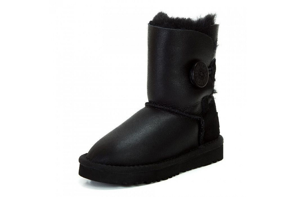 UGG Kids Bailey Button Metallic Black