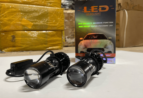 H4 (линзы) / Светодиодные (H4) лампы Lenses EXTREME H4 6000lm 30W, линзы 0.6 кг 20х14х6