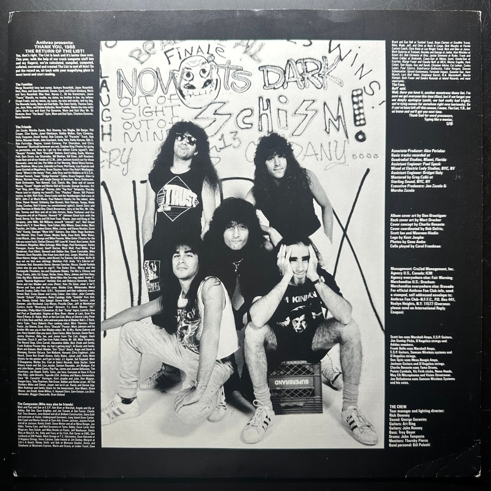 Anthrax ‎– State Of Euphoria (Англия 1988г.)