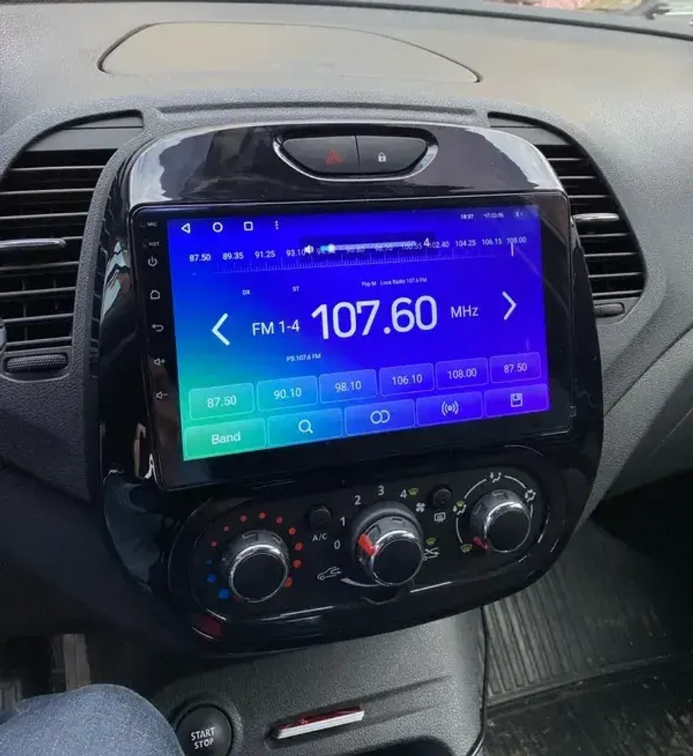 Магнитола для Renault Kaptur 2016+ (кондиционер) - Carmedia EW-9627-M QLed, Android 12, TS10, CarPlay, 4G SIM-слот