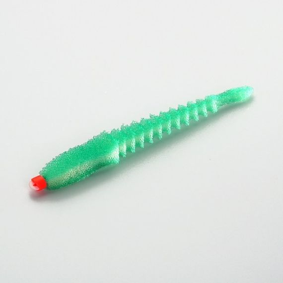 Приманка поролоновая 3D Ex WORM WGn 10см под офсетный крючок № 1, 2, 4