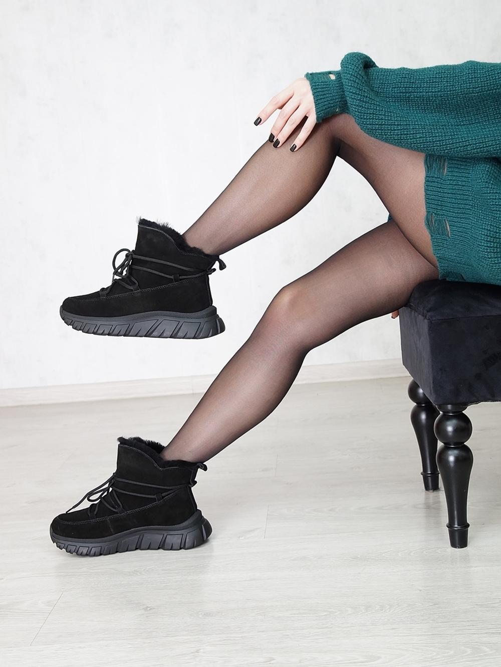 Полусапожки женские зимние