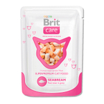 Влажный корм Brit Care морской лещ  для кошек 80 г  (пауч Брит)