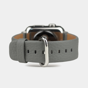 Ремешок кожаный для Apple Watch 40/41mm Classic серого цвета