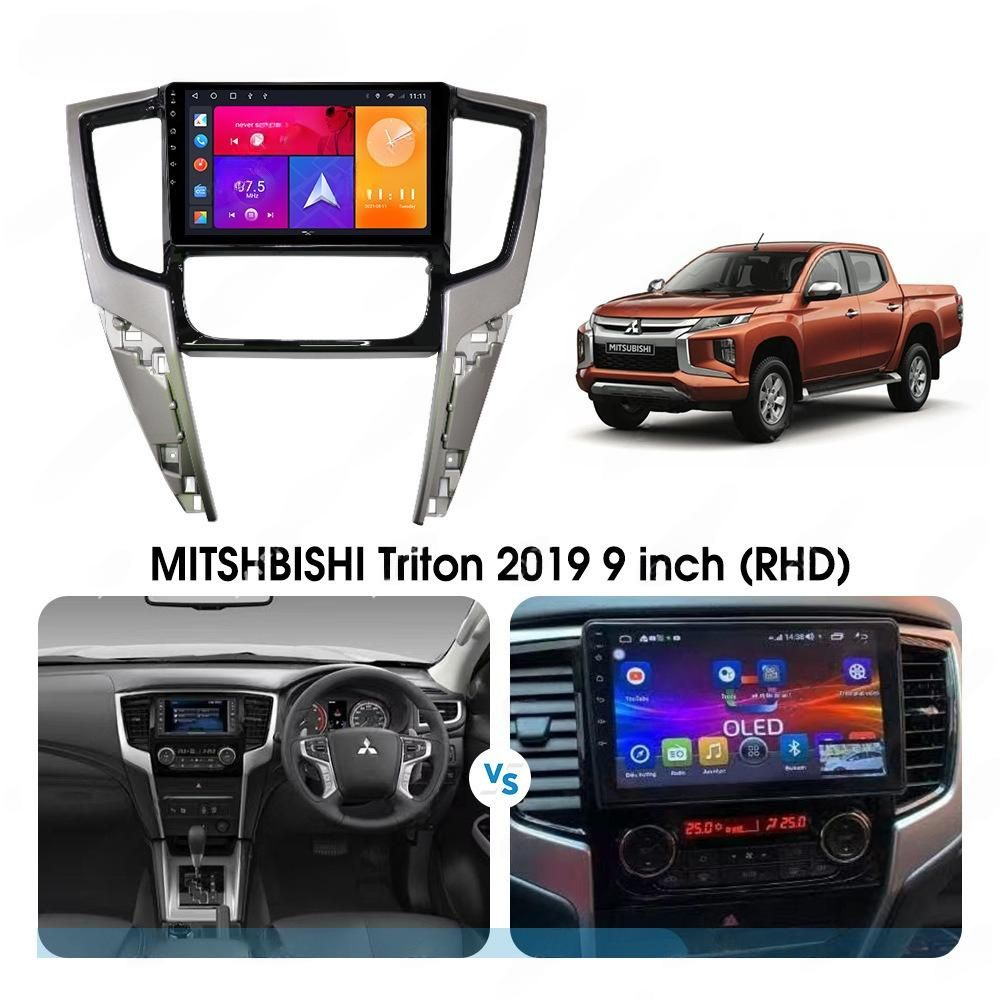 установочный комплект MITSUBISHI PAJERO SPORT / L200 2017+, рамка + проводка KB-EW-9308
