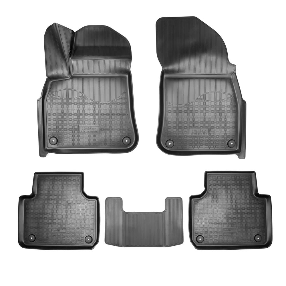 Ковры в салон Norplast/Unidec для Volkswagen Touareg III (2018-)Полиуретан,Черный, арт.NPA11-C95-700