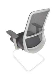 Кресло офисное Норден / Некст CF грэй / Next CF grey / серая сетка/серая ткань