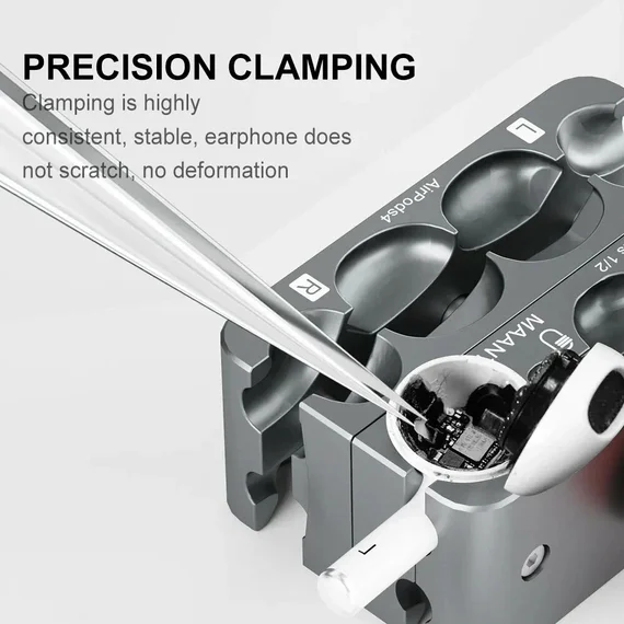 MaAnt MaAnt P1 вращающийся ремонт наушников, открытая крышка, приспособление для Air Pods 1, 2, 3, 4, замена гарнитуры, отдельный держатель, инструменты