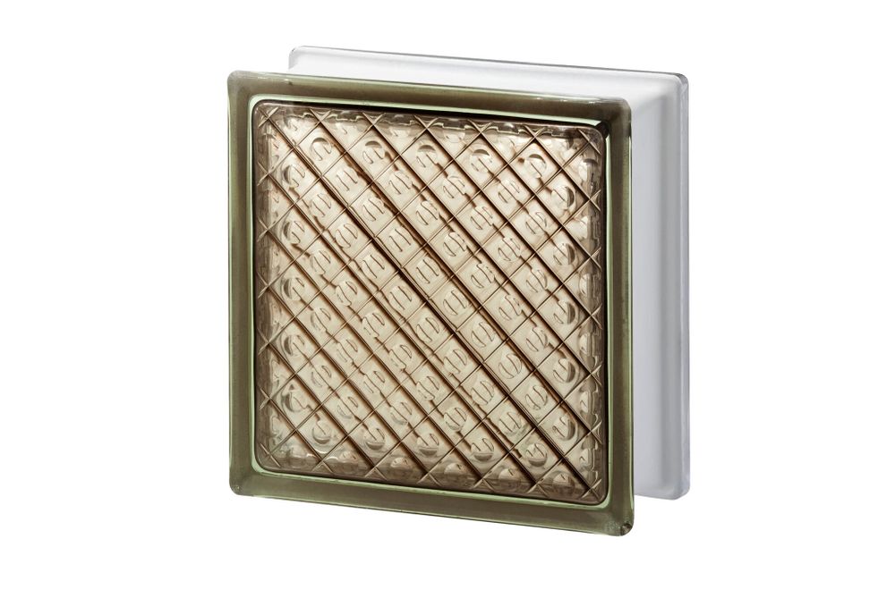 Стеклоблок Диамонд опал Vitrablok 19,7.x19,7x8 см