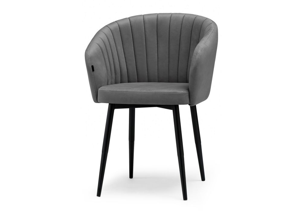 Стул на металлокаркасе Моншау черный / velutto 32