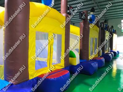 Коммерческий надувной батут "Пират 3" 4*4*4 м