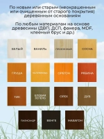 АКВАТЕКС 2 в 1 защитно-декоративное покрытие для дерева, алкидное, полуматовое, лессирующее, палисандр, 2,7 л