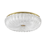 7719/60L PIKO LED SN 567 Светильник металл/стекло/прозрачный/золотой LED 60Вт 3000-6500K D500 IP20 пульт ДУ TESORO