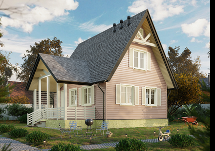 Сайдинг Docke STANDARD D5C Елочка Крем-брюле 0,255*3м 0,77м2