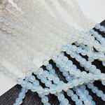 Опалит, стекло, лунный камень имитация, р-р 4мм, цена за нить 33см