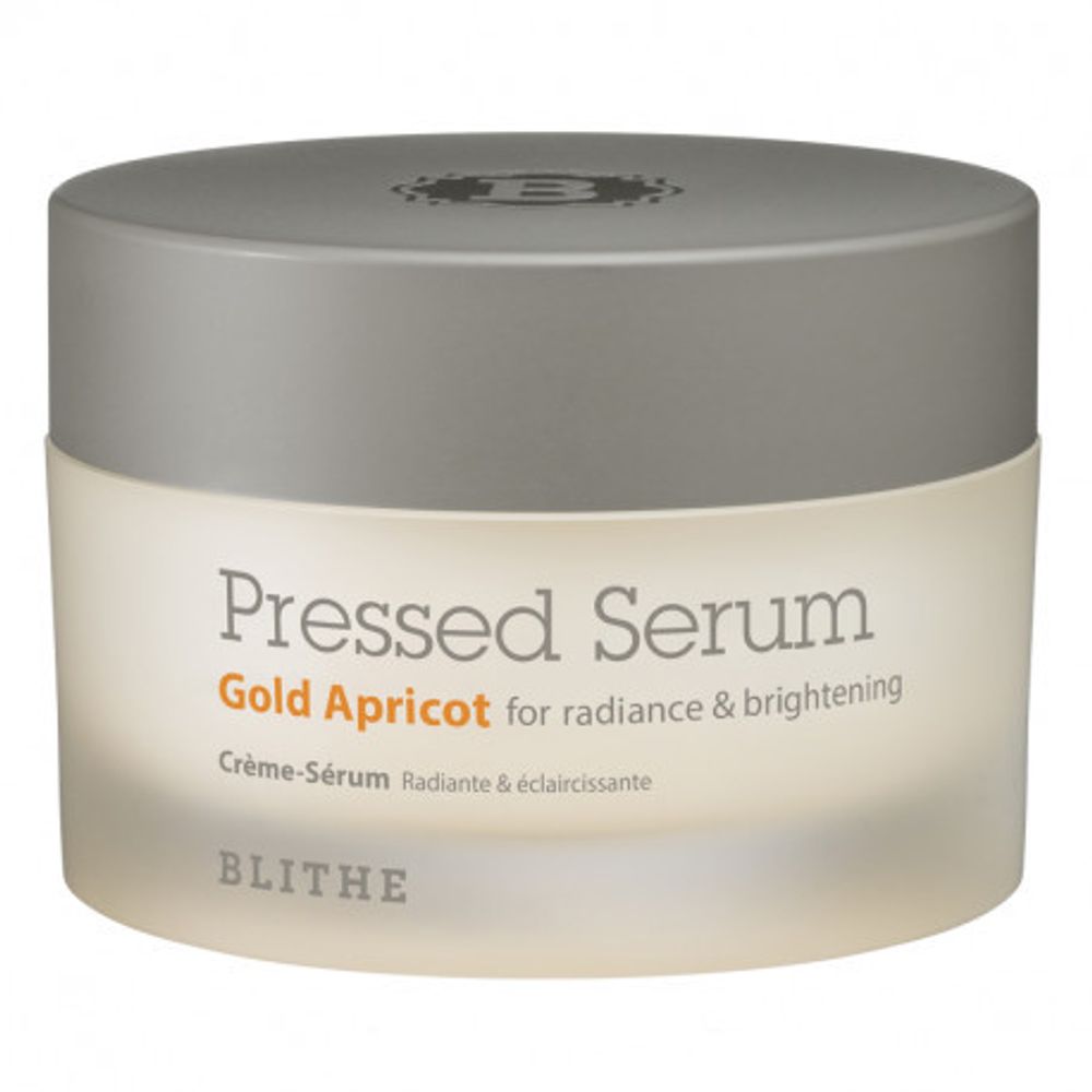 Blithe Сыворотка-крем спрессованная для сияния кожи лица &quot;Золотой абрикос&quot;  - Pressed serum gold apricot, 50мл