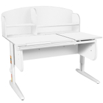 Растущая парта Дэми СУТ 25 с задней полкой СУТ.34.390 (1200×880 мм)