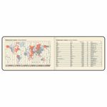 Еженедельник датированный 2025 МАЛЫЙ ФОРМАТ 95х155 мм А6, BRAUBERG "Unique", темно-коричневый, 115997