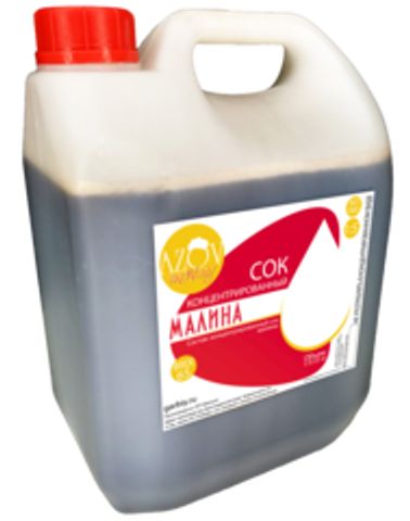 Сок малиновый концентрированный