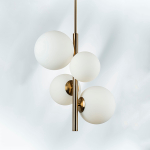 815043 Люстра CROCO 4х40W E14 ЛАТУНЬ