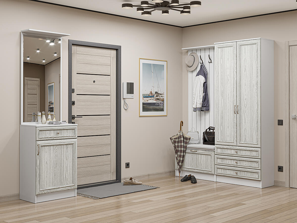 Прихожая Стиль-04 White Dreamline Белый