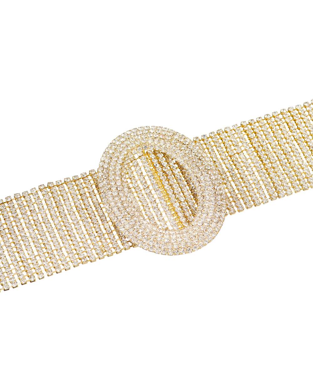 Колье люкс, широкий чокер, золото