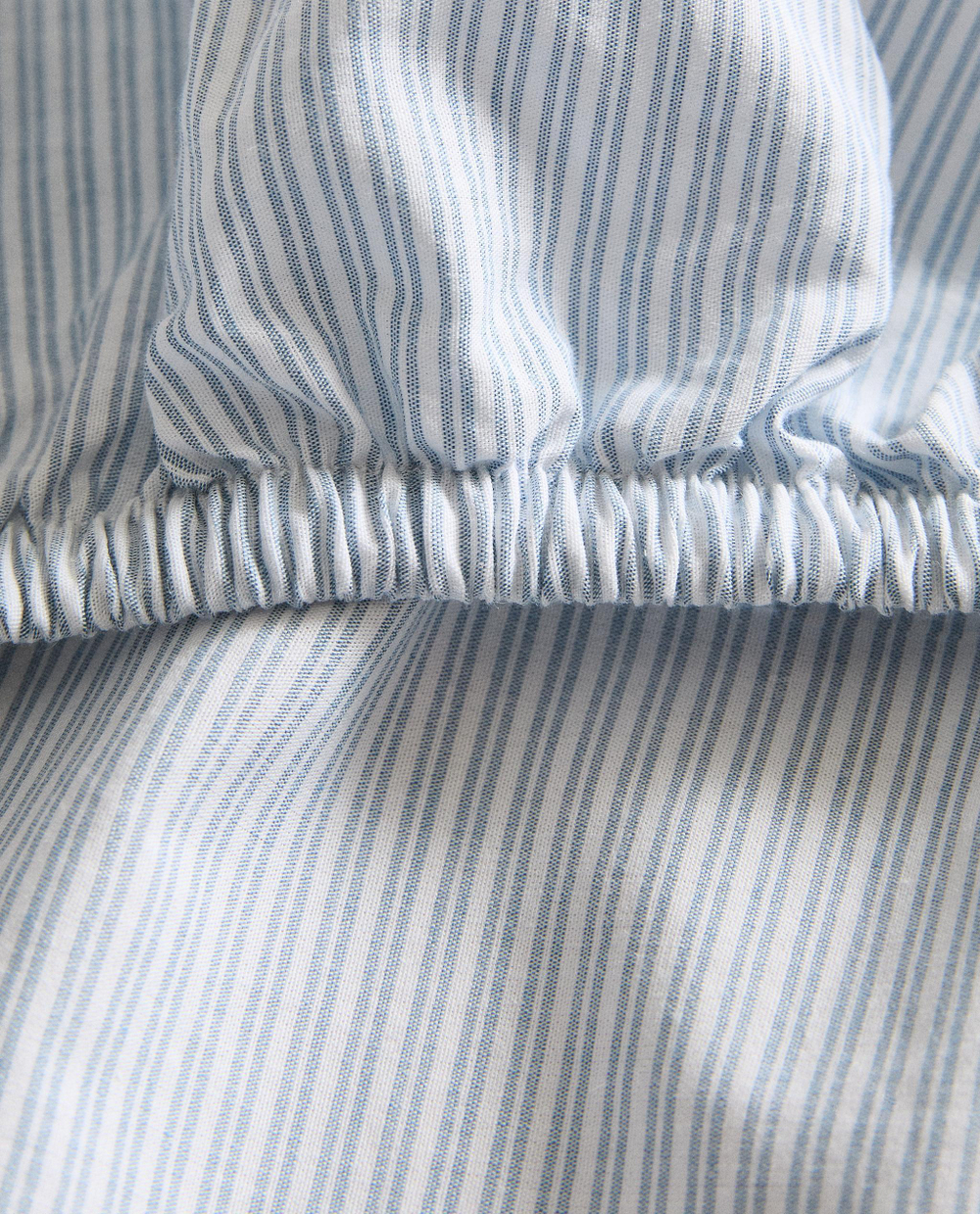 Простыня на резинке Zara Home, хлопок 100%, в полоску, 2603/900