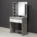 Стол туалетный Инстайл СТ-01 бетон/белый