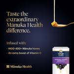 Manuka Health, Леденцы, лесной мёд манука и черная смородина, MGO 400+, 15 леденцов