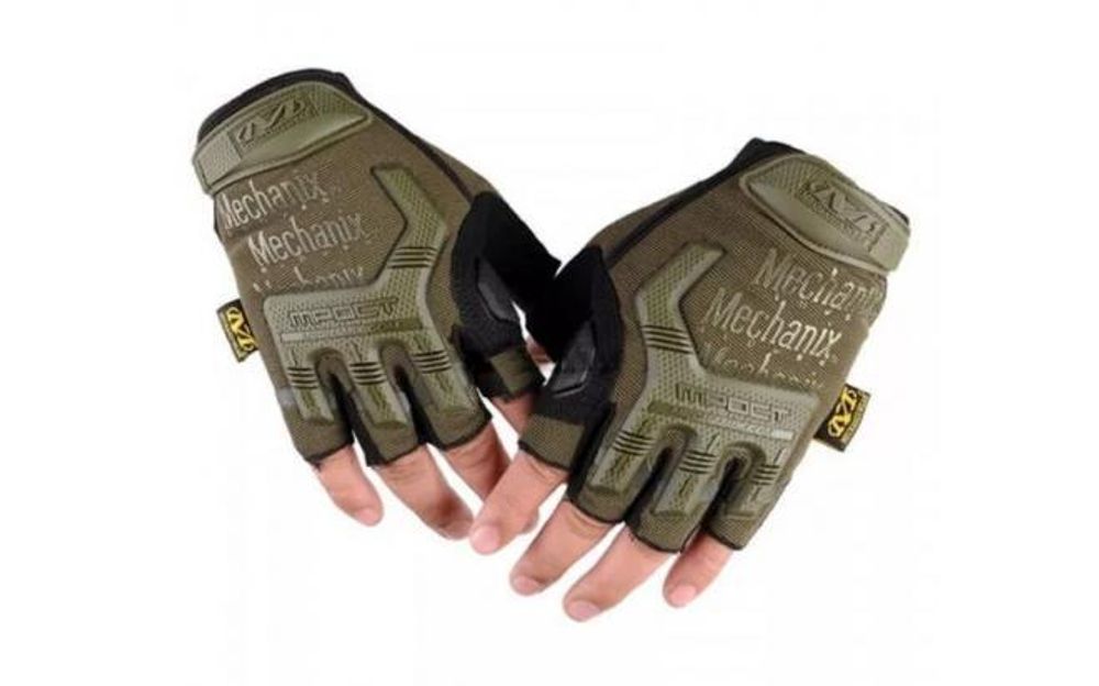 Перчатки тактические Mechanix M-pact, без пальцев (олива)