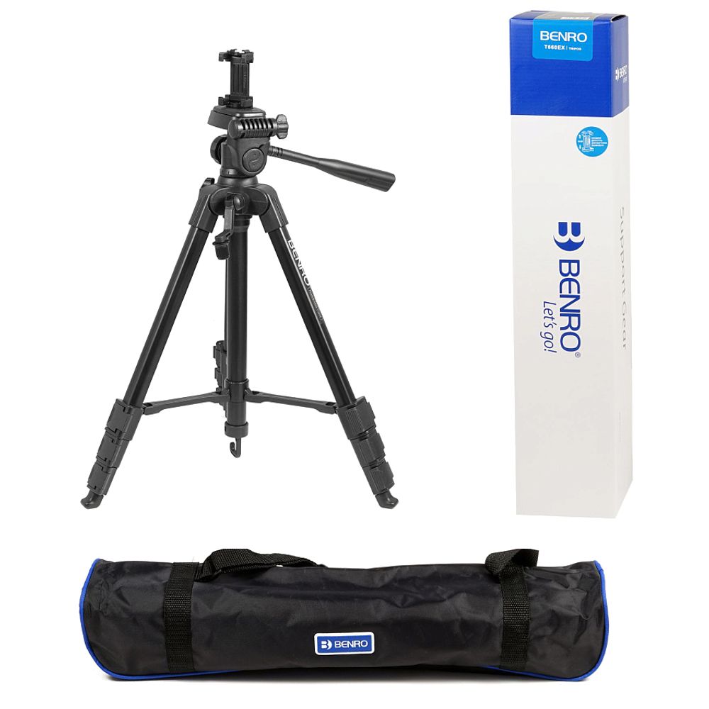 Штатив Benro T660EX+MH2N c держателем для смартфона