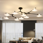 Ceiling design lamp  Branching Discs by Lindsey Adelman (5 lampshades,  Black)