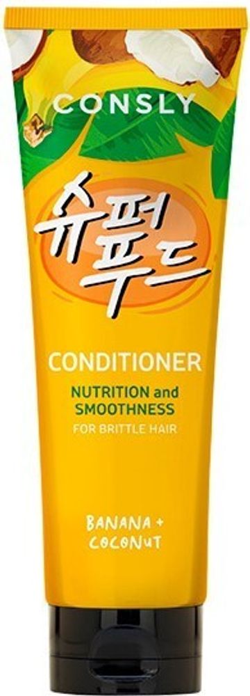 Шампунь с экстрактом банана и кокосовой водой CONSLY Shampoo Nutrition &amp; Smoothness 250 мл