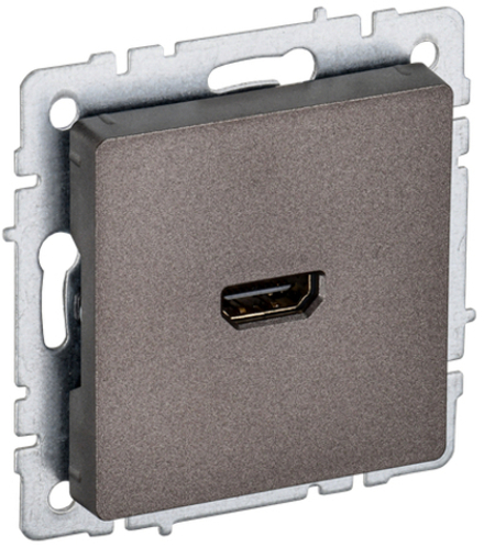 BRITE Розетка HDMI РHDMI-0-БрТБ темная бронза IEK