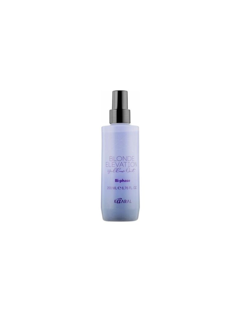 Кондиционер двухфазный KAARAL Blonde Elevation Yellow Out Bi-Phase Conditioner антижелтый для волос - 200 мл.