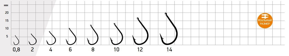 Крючки для рыбалки Saikyo KH-10008 Idumezina BN