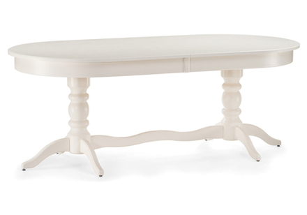 Стол деревянный Woodville Дейвер 200(260)х100 молочный