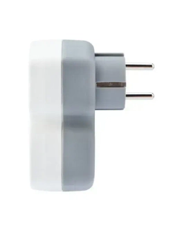 Двойник электрический, 16 А с заземлением и защитными шторками REXANT